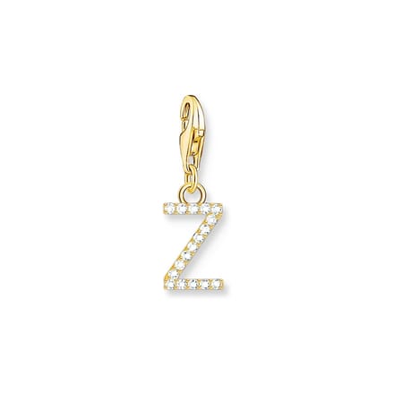 Thomas Sabo - 1989-414-14 - Charm - Dames - 925er Zilver geel verguld - Letter Z