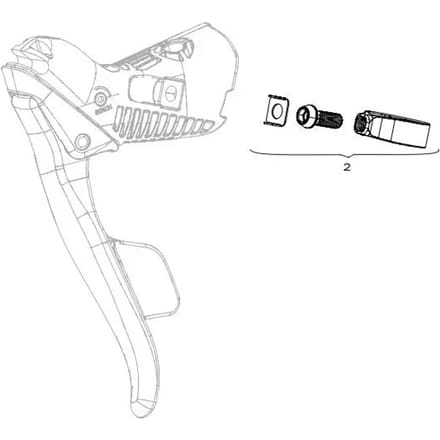 Versnellingspook Sram Eb Force/Red E-Tap Axs Paire