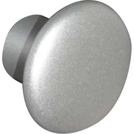 Bertomani Meubelknop - Pvc - Zilverkleurig - 32mm - Set Van 2