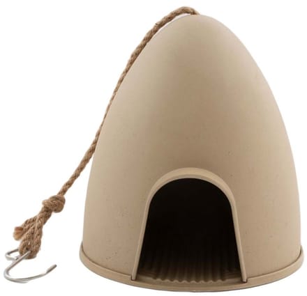 Point-Virgule - Voederhuisje tuinvogels - Hangend - Beige - 18.2x17x18.7cm