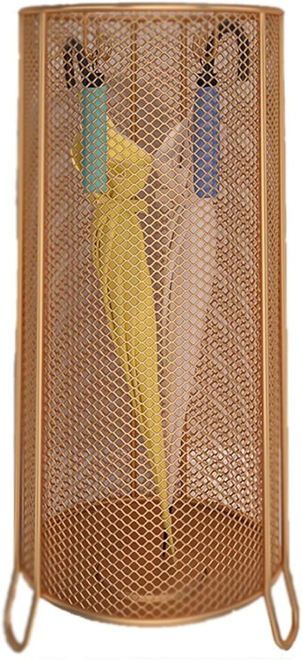 Paraplustandaard - Parapluhouder Entree - Droog Huis - Stijlvol Hol Ontwerp - 21" x 10" - Goud