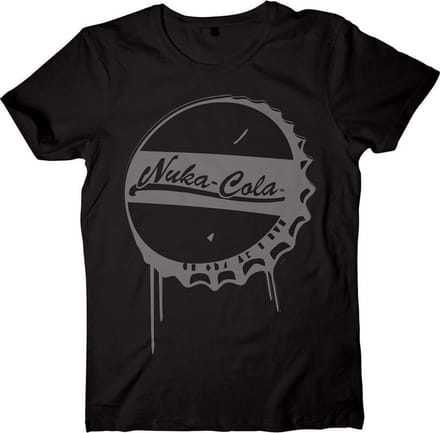 Fallout 4 - Nuka-Cola Bottle Cap Heren T-shirt - zwart - XL