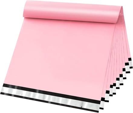 Poly Mailers 14,5x19 inch - Lichtroze Verzendzakken voor Kleding en Accessoires