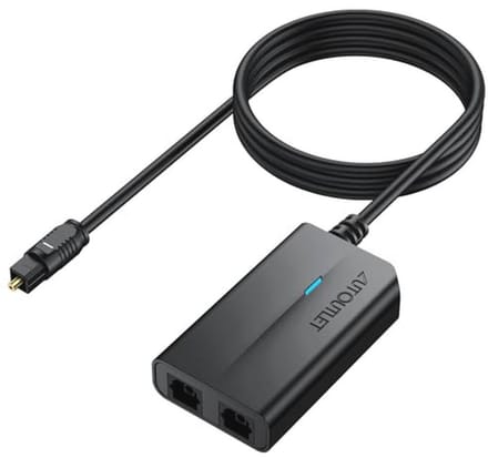 2-weg SPDIF Toslink optische digitale audio splitter