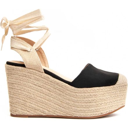 Esparto De Cuña Para Mujer  Montevita  Spartsum20  90004 41 zwart