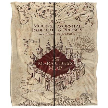 Harry Potter The Marauders Map Unisex Dekens - meerkleurig - Standard