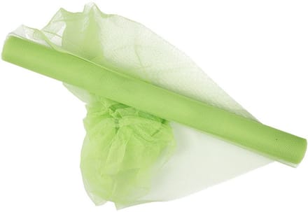CC Tule Rol 5 m Neon Groen