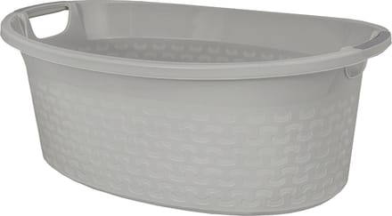 Branq - Wasmand - Badkuip met handgrepen - Cotton - 40L - Grijs