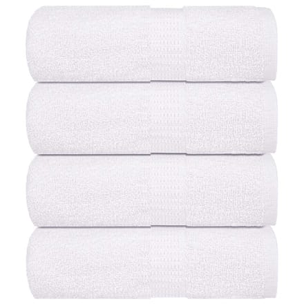 vidaXL - Washandjes - FROGN - 4 - st - 30x30 - cm - 360 - g/m² - wit