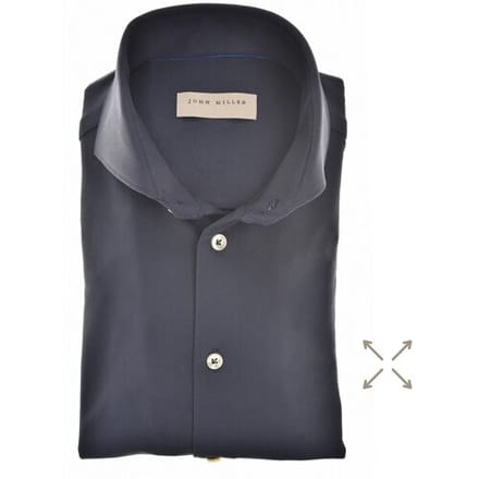 John Miller Overhemd Hyperstretch Performance Shirt Navy / male