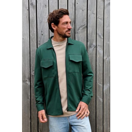 Vest Luxury Zip Kultivate groen mt M-48