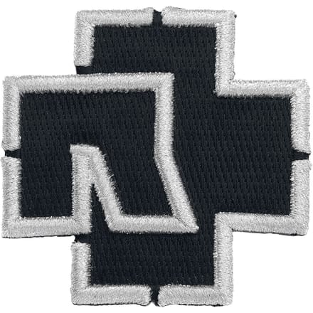 Rammstein Patch - Rammstein Logo - voor Geen - zwart