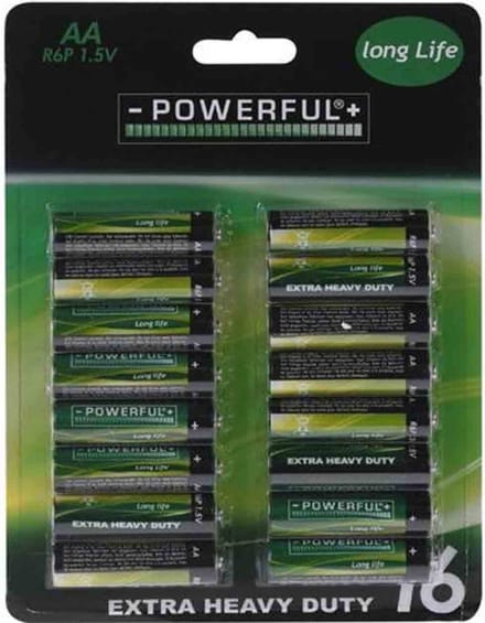 Nampook Batterijen AA 16 stuks Long Life