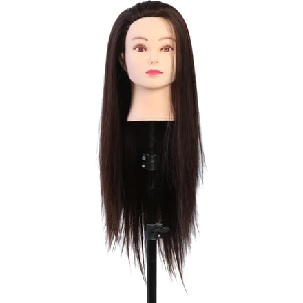 Make-up mannequin hoofd kappersopleiding hoofd cosmetologie pop hoofd blond donkerbruin black