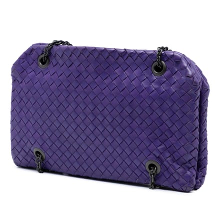 Tweedehands Nappa Intrecciato Duo Schoudertas