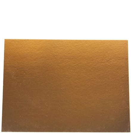 Taartkarton Rechthoek Goud/Zwart 20x30cm 5st.