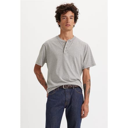 Levi's Ss Basic T-shirt Grey Maat: S | Basic T-Shirts Outlet | Heren | Grijs