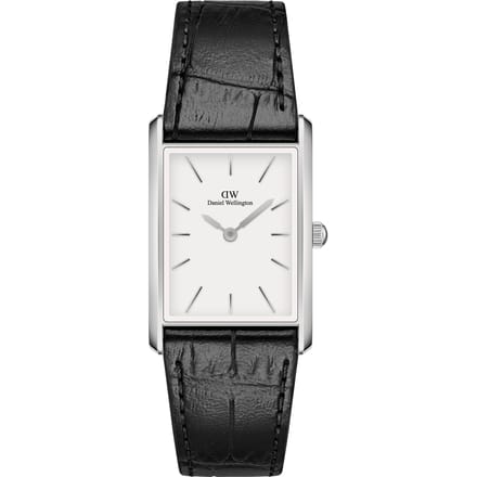 Daniel Wellington DW Watch Bound Black Crocodile Silver 24x35mm MIC