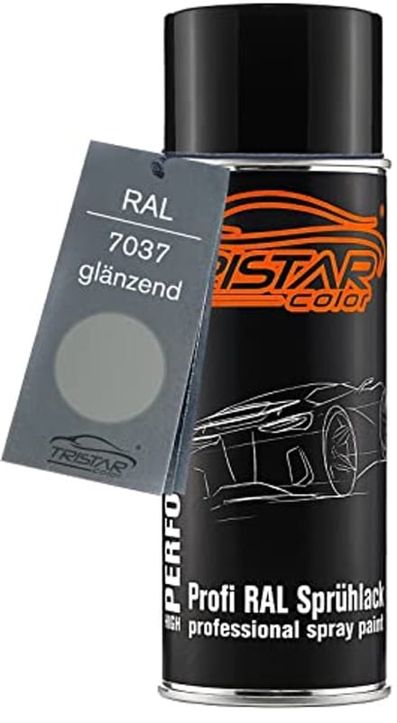 Spuitbus RAL 7037 Staubgrau 400 ml Glanzend Sneldrogend