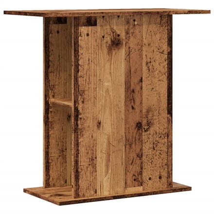 vidaXL - Aquariumstandaard - Oud - Hout - 36x75x72,5 - cm - Bewerkt - Hout