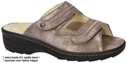Fidelio Hallux -Dames - brons - slippers & muiltjes - maat 37