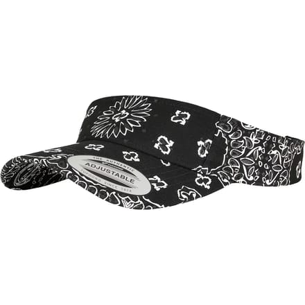 Flexfit - Bandana Print Visor/zonneklep - Zwart