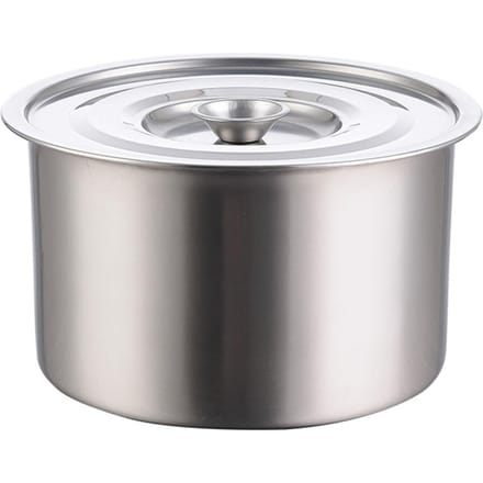 Soeppan RVS Makkelijk schoon te maken Hittebestendig Multifunctioneel met Deksel Soeppan 20cm / 7.9in