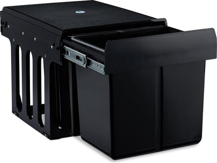 Inbouw prullenbak - 3 vakken - 15 l en 2 x 8 l