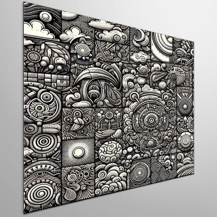 Kunstprint | Wanddecoratie | Dibond | 30 × 30 cm