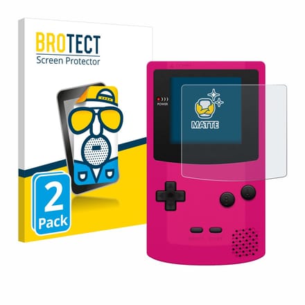 BROTECT - Screenprotector voor Nintendo Gameboy Color - Folie Beschermfolie matte 2 Stuks