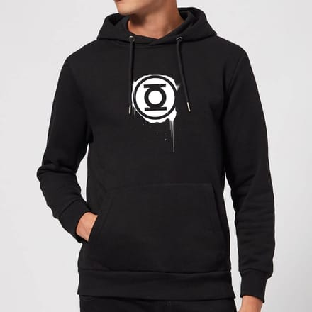 Justice League Graffiti Green Lantern Hoodie - Black - L