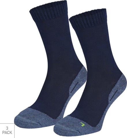 Boru Bamboo - 3-Pack - Wandelsokken XP - Bamboe - Antibacterieel - Heren / Dames - marine - 39-42 - 2342