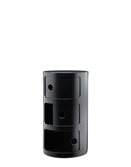Kartell - Componibili Container - 3 elementen - zwart