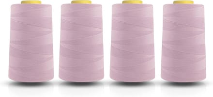 Naaimachine Garen - Polyester Draad - Kleding Maken - 100% Polyester Materiaal - 4 Kegels 5000 Meter - Lila