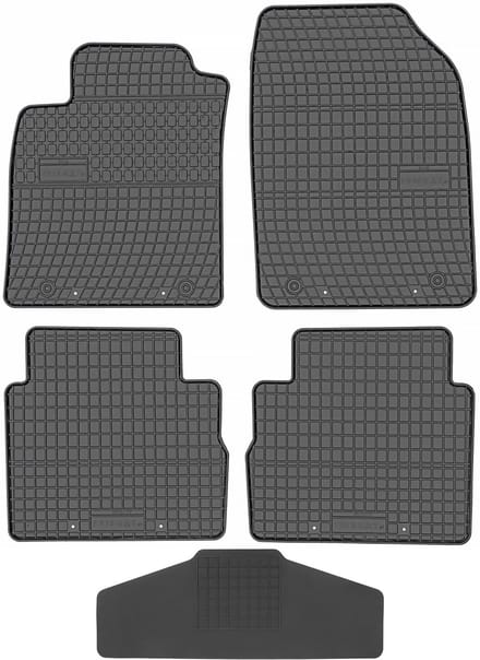 Max-Dywanik Prismat - Opel Vectra C Kombi - 2003-2008 - Zwart - Rubber