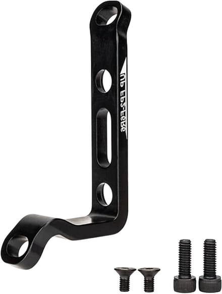 Fiets Rem Adapter - Schijfrem Conversie - Outdoor Fietsen - Legering Constructie - 160/180mm Schijven - Zilverkleurig