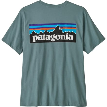 Patagonia P-6 Logo T-Shirt blauw
