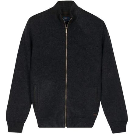Baileys Vest Fullzip Mélange Color Quilted Lining Navy / male