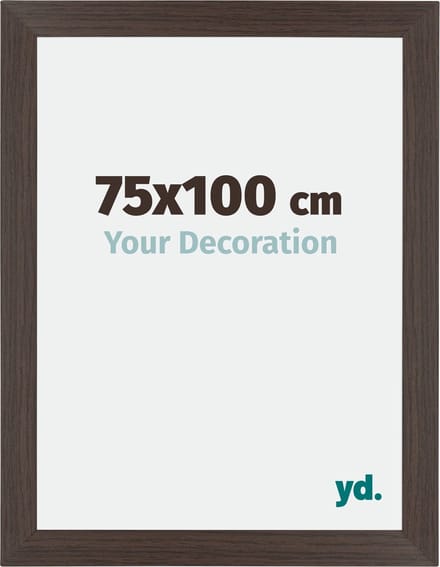 Your Decoration - Fotolijst 75x100 cm - MDF - Eiken Donker - Mura