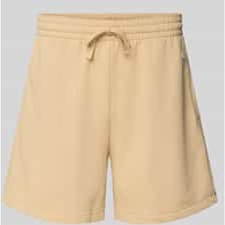 Relaxed fit sweatshorts met logobadge, model 'Sustainable'