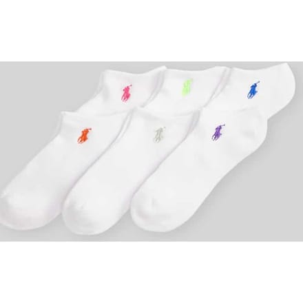 Sneakersokken van katoenmix in een set van 6