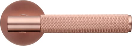 Ostiumhome® - Deurbeslag- Deurklink Diamond cut - Mat Koper - Arzana