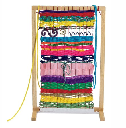 Colorations houten weefgetouw - creatief speelgoed voor kinderen.