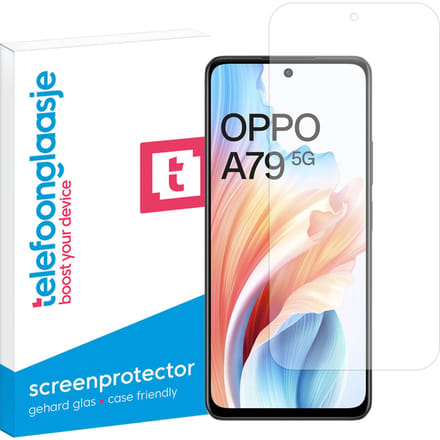 OPPO A79 5G screenprotector gehard glas