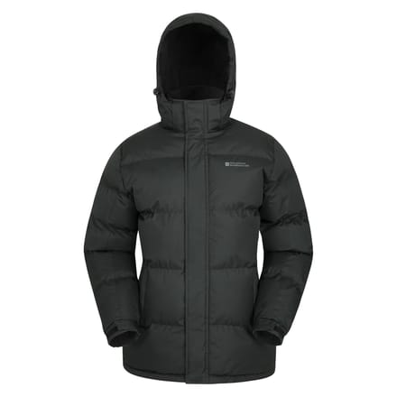 Mountain Warehouse Gewatteerd heren sneeuwjack (Zwart)