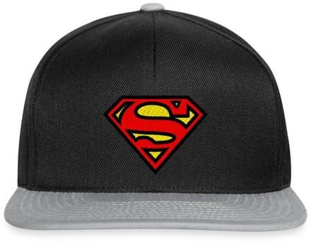 Superman Logo S-Shield Borduurwerk Snapback cap