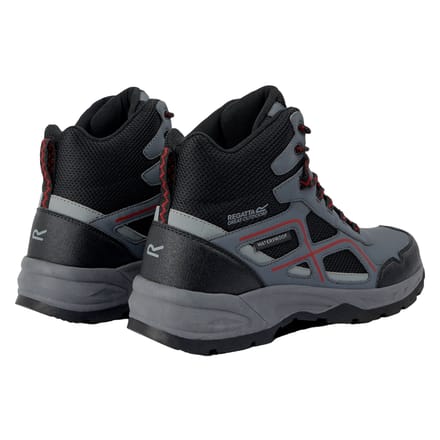 Regatta Heren Vendeavour Wandelschoenen (Graniet/Rio Rood)