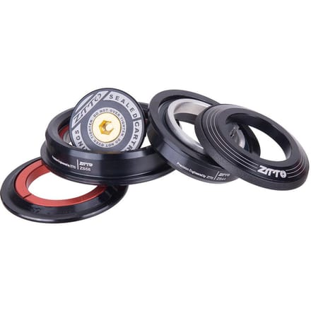 ZTTO 42 52mm Jeu de Direction pour VTT Vélo de Route Jeu de Direction Scellé Palin 4252ST rouge