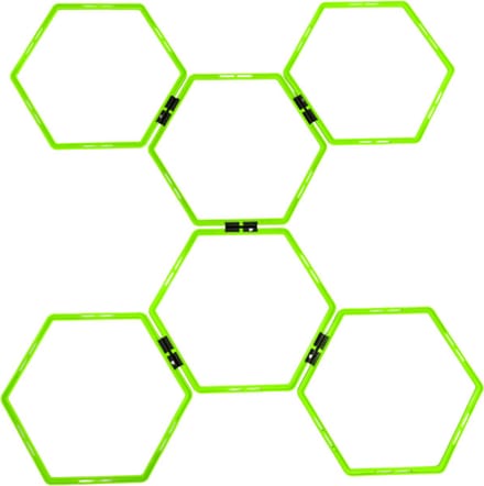 AJ-Sports Hexagon Agility Grid - Agility ladder - Agility Hoepels - Loopladder - Voetbal - Training