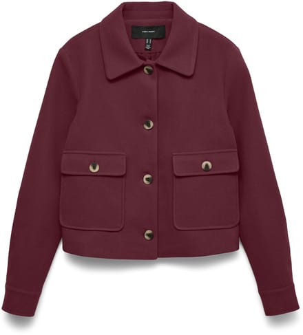 VERO MODA - VMCAYA LS CF SHORT JACKET WVN EXP - Dames - Gewatteerde jassen
